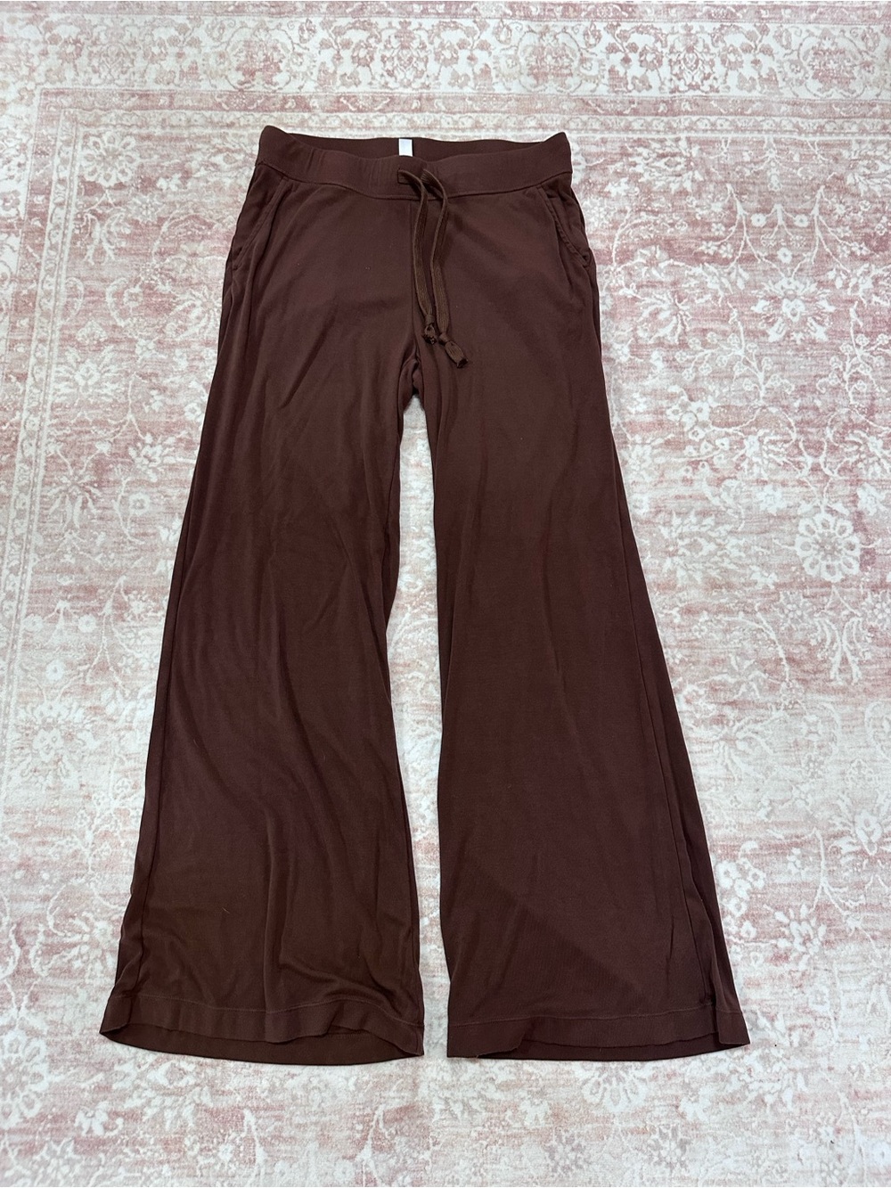 SET 🤎Cozy Brown Long Sleeve Lounge Outfit - Picture 10 of 16